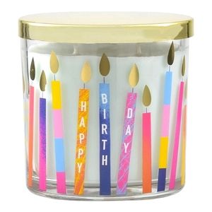 NEW Sonoma 13 oz 3-Wick Birthday Cake Candle Birthday Cake Scented 3 Wick Candle